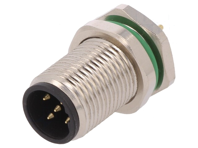 Contact; M12; PIN: 5; mannelijk; code B-Profibus; THT; IP67; 60V; 4A Contact; M12; PIN: 5; mannelijk; code B-Profibus; THT; IP67; 60V; 4A